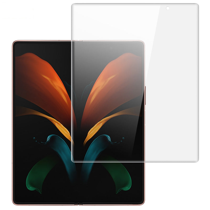 IMAK Sada měkké hydrogelové ochranné fólie (vnější obrazovka, zadní vnitřní obrazovka) pro Samsung Galaxy Z Fold2 5G IMAK Sada měkké hydrogelové ochranné fólie (vnější obrazovka, zadní vnitřní obrazovka) pro Samsung Galaxy Z Fold2 5G